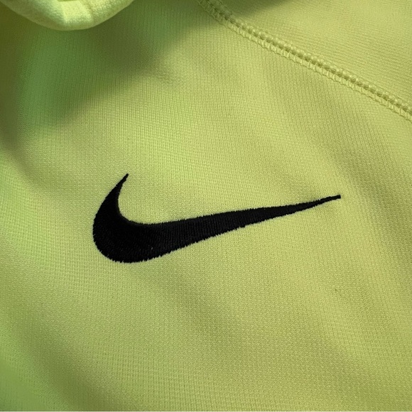 Nike Therma Fit 1/4 Zip Pullover Yellow Training 717397 - Picture 3 of 6